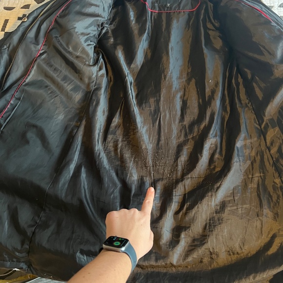 Black Express Puffer Jacket - Size Small - Picture 5 of 6